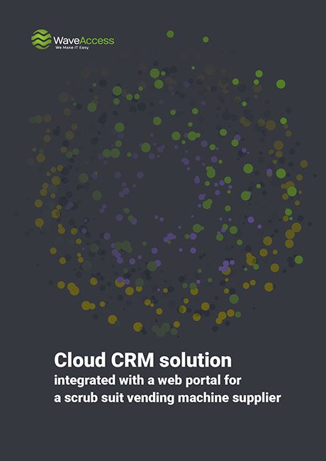Vending management solution: a Cloud CRM and web portal
