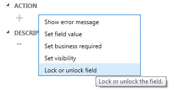 Locking-unlocking-field