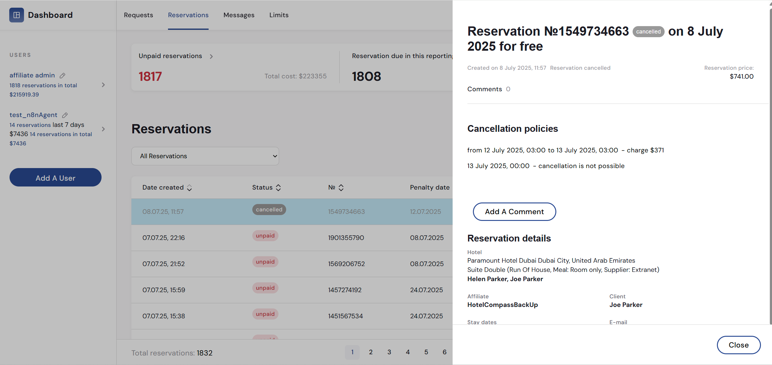 booking-engine-dashboard